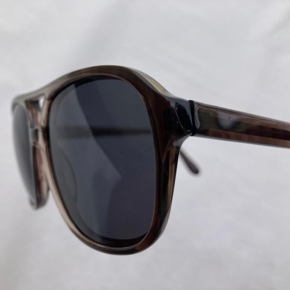 AO American Men Eyeglasses Optical AO Z87 145 Safety Sunglasses Brown Frame